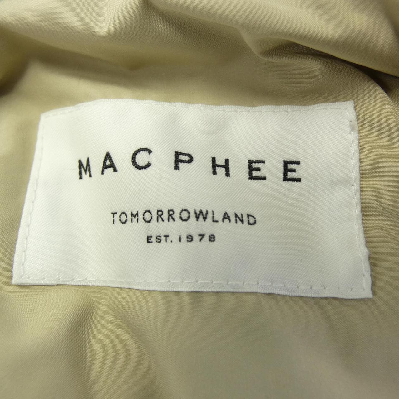 マカフィー MACPHEE ダウンジャケット