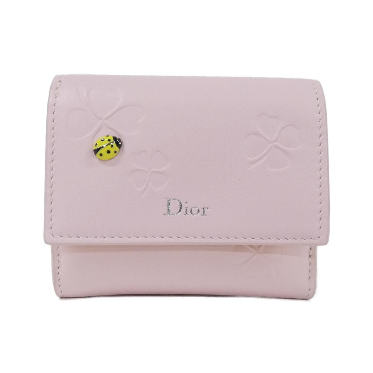 【未使用品】クリスチャンディオール DIOR CLOVER DIOR JARDIN LOTUS WALLET S2416PUKA 財布