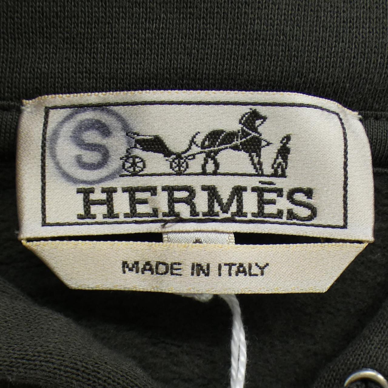 エルメス HERMES フーデッドパーカレザーパッチ　ETRIERS DECALES 367800HA パーカー