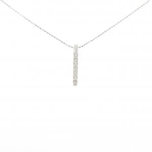 K18WG ダイヤモンド ネックレス 0.20CT