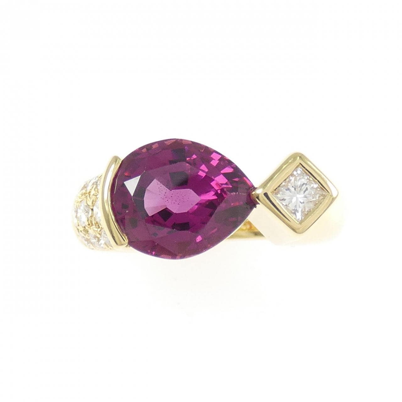 タサキ ガーネット リング 3.00CT