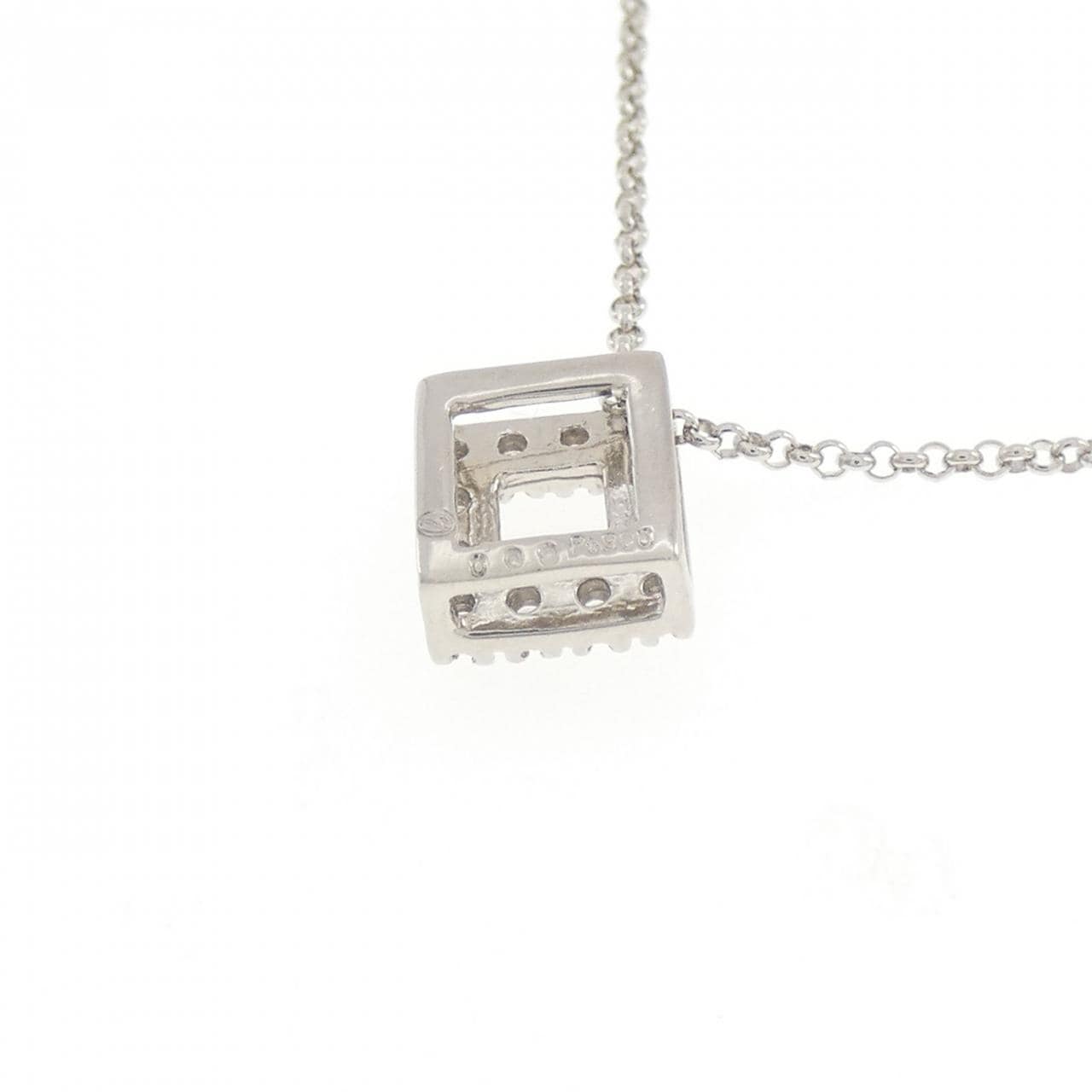 PT900/PT850 ダイヤモンド ネックレス 0.08CT