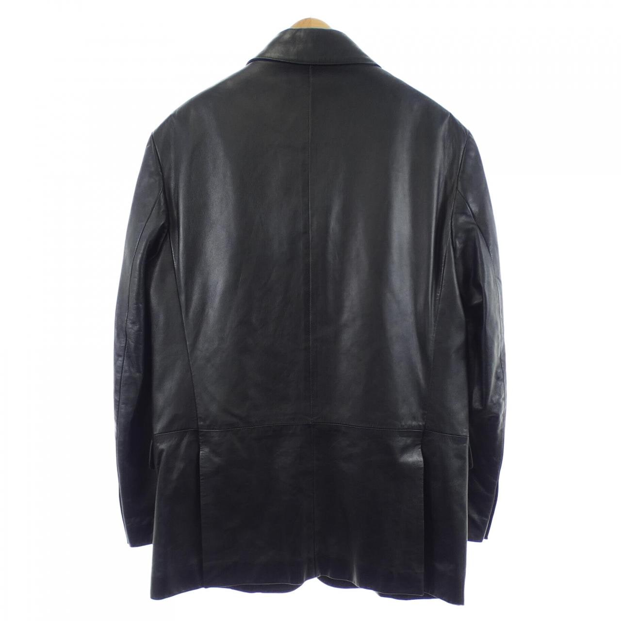 サルヴァトーレフェラガモ SALVATORE FERRAGAMO レザージャケット