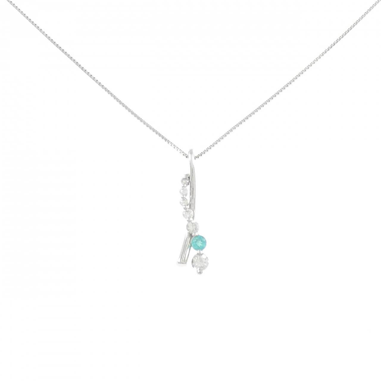 PT900/PT850碧玺项链 0.06克拉