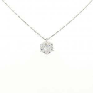 【リメイク】PT900/PT850 ダイヤモンド ネックレス 3.181CT H I1 Good