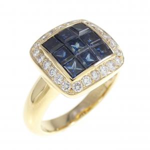 750YG サファイヤ リング 1.20CT