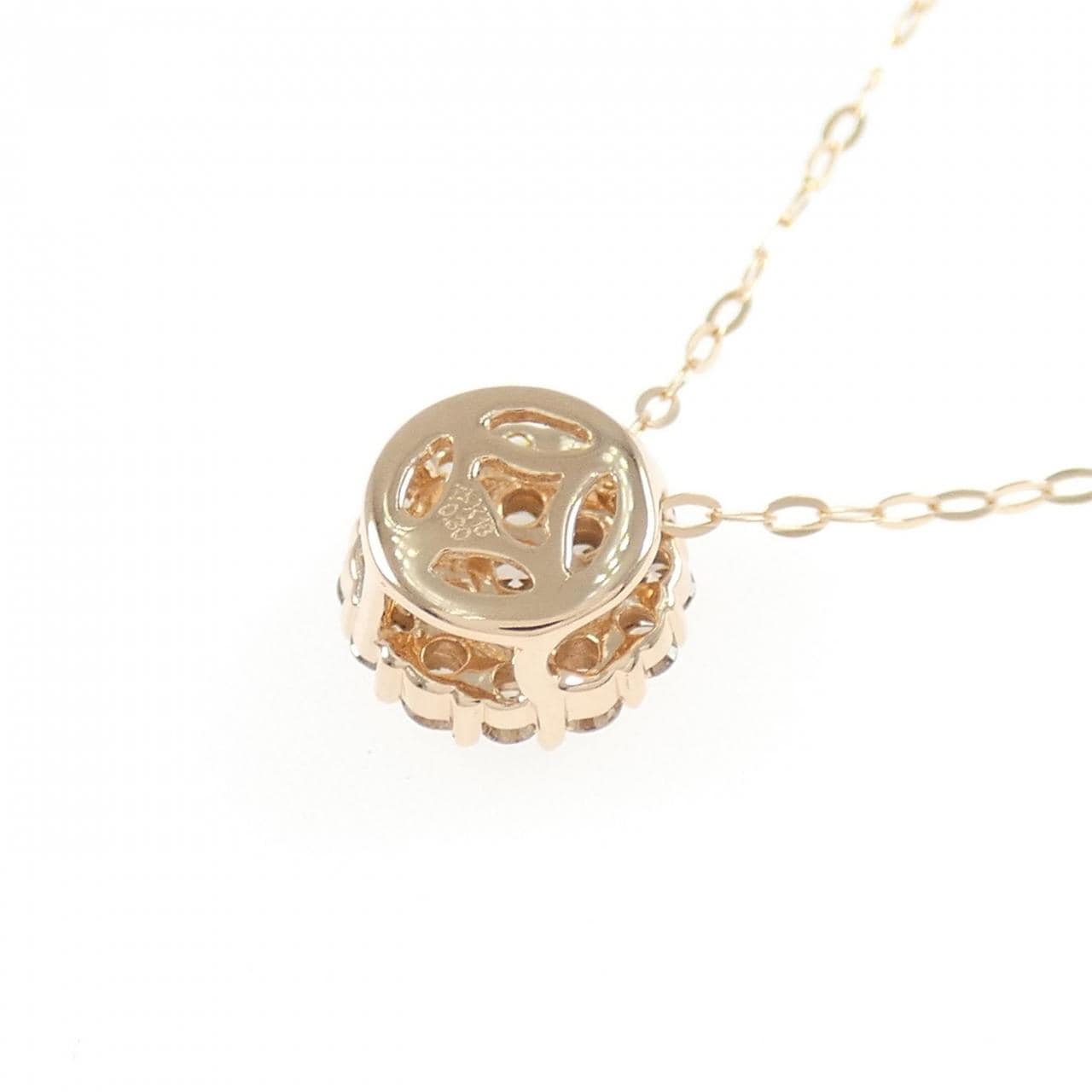 K18PG ダイヤモンド ネックレス 0.30CT