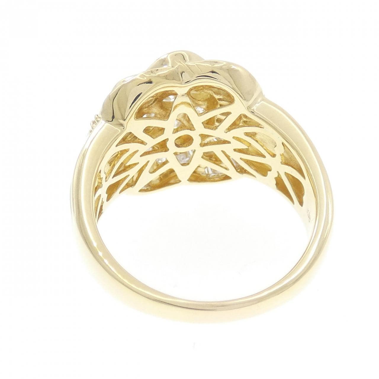 K18YG ダイヤモンド リング 2.00CT