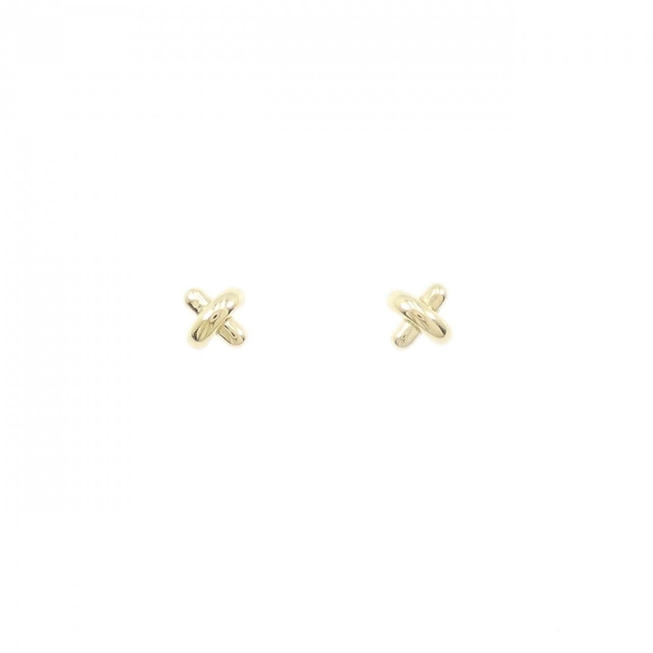 ティファニー クロスステッチ ピアス