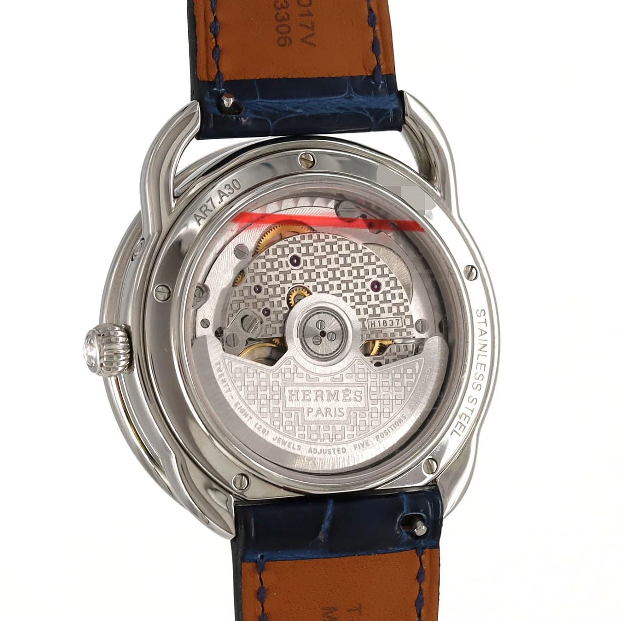 エルメス アルソープティットリュンヌ AR7.A30 SS 自動巻