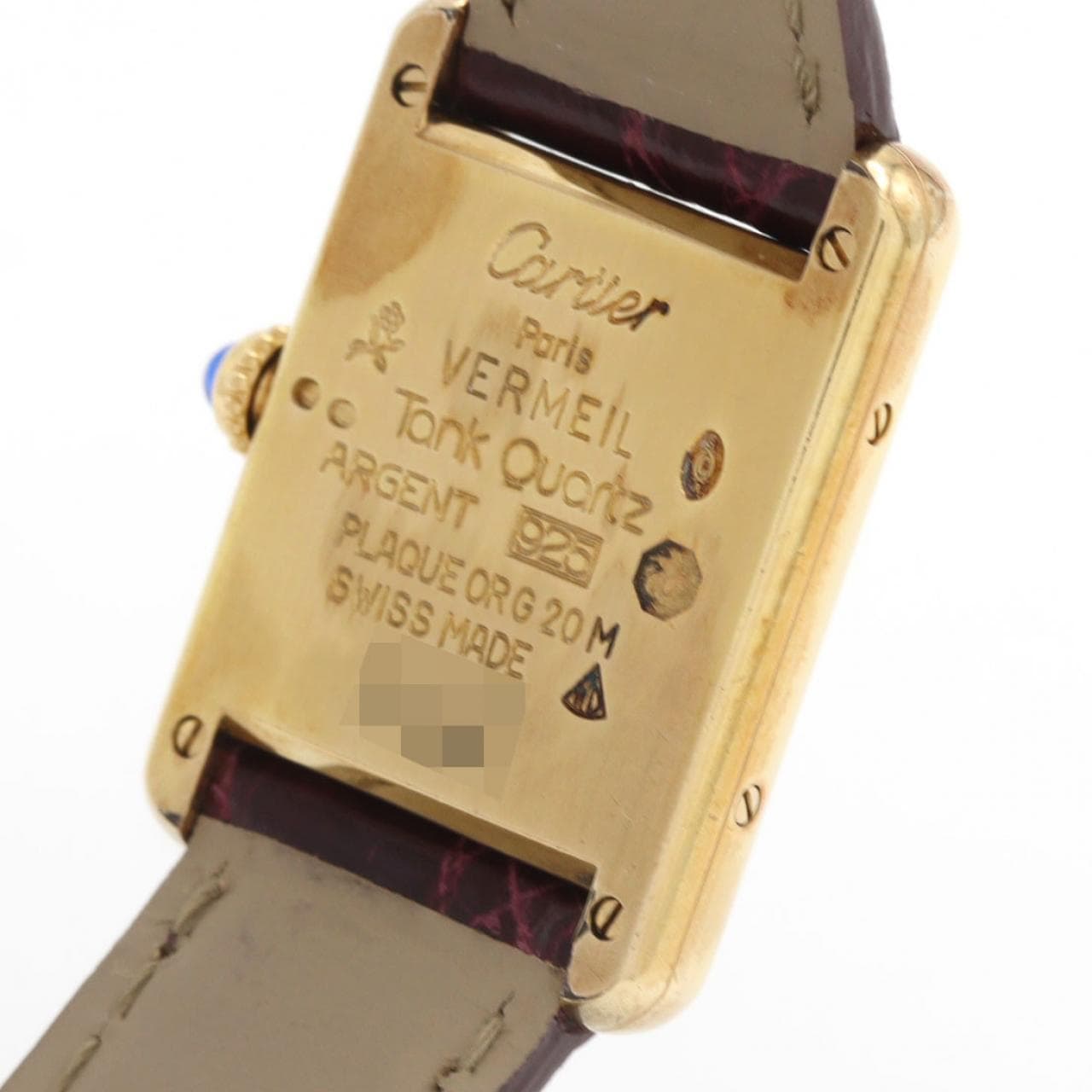 【ノーメンテナンス還元価格】カルティエ マストタンクSM GP 84919223 GP クォーツ
