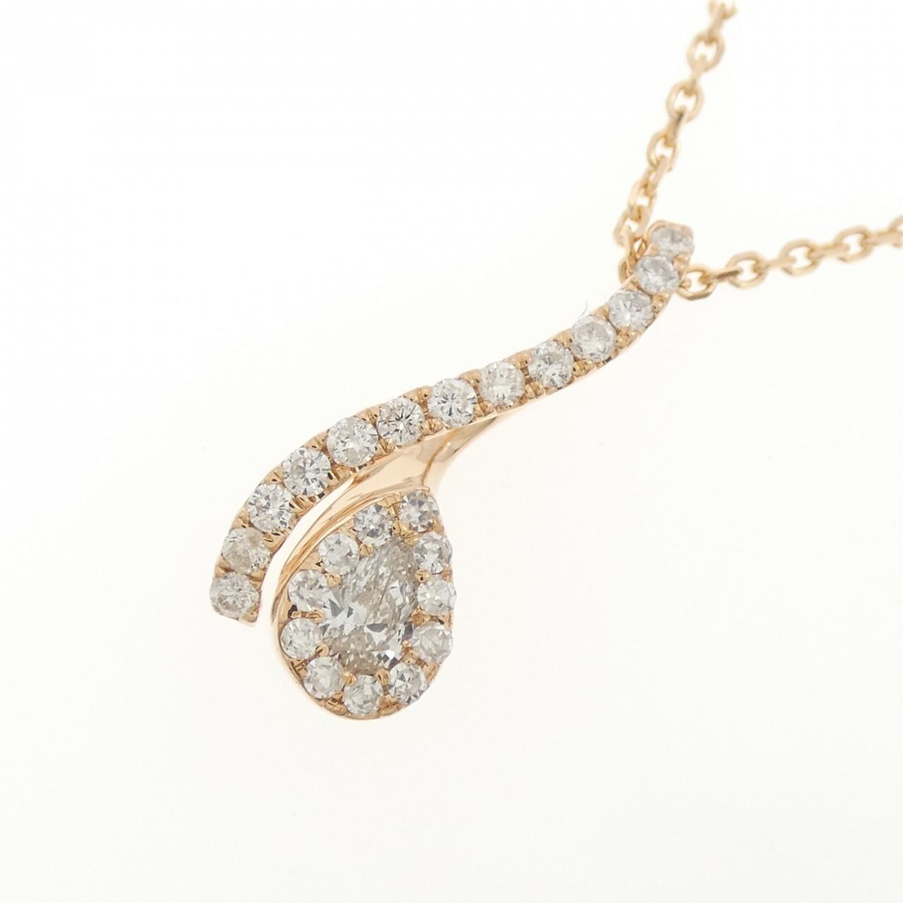 K18PG ダイヤモンド ネックレス 0.50CT