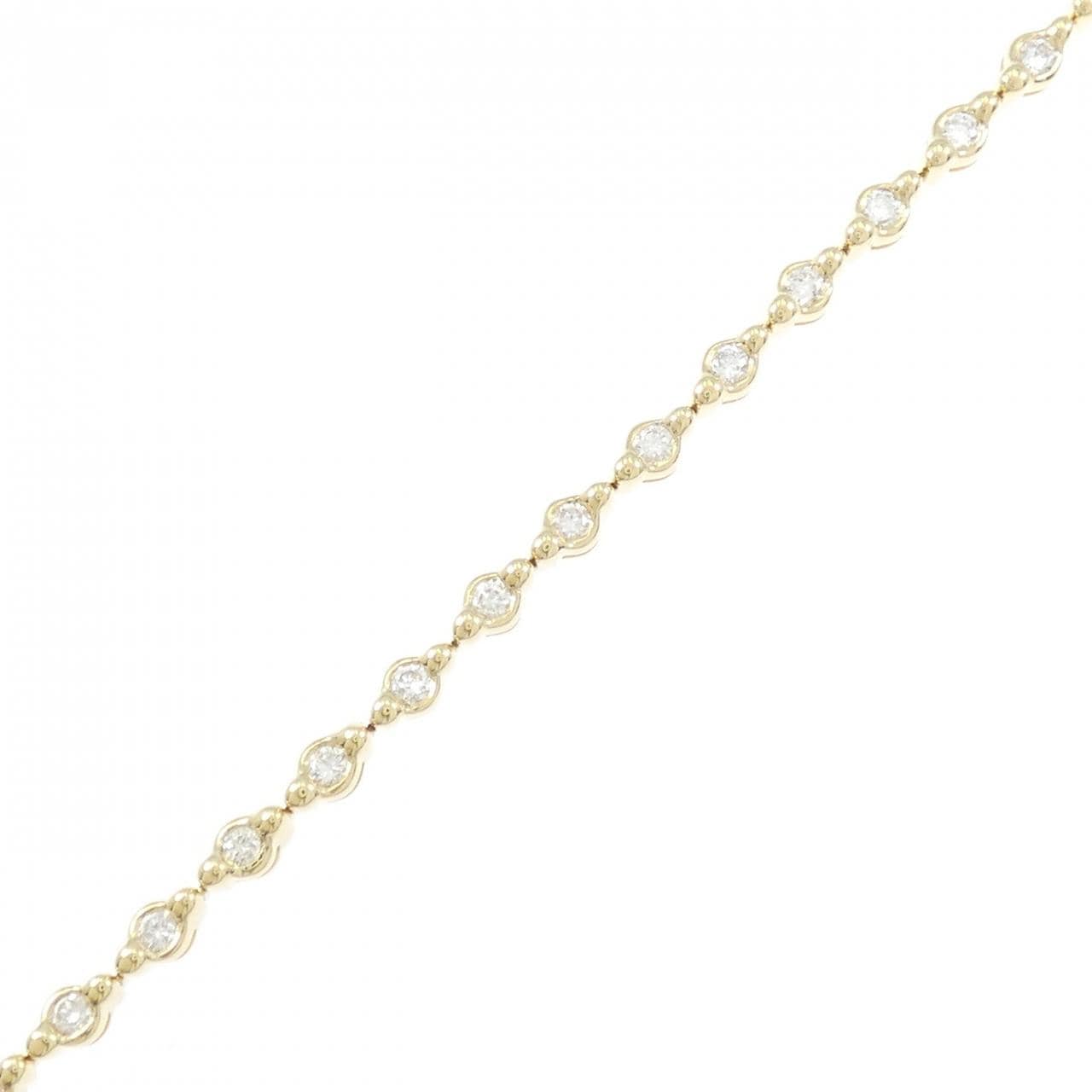 K18YG ダイヤモンド ブレスレット 1.00CT