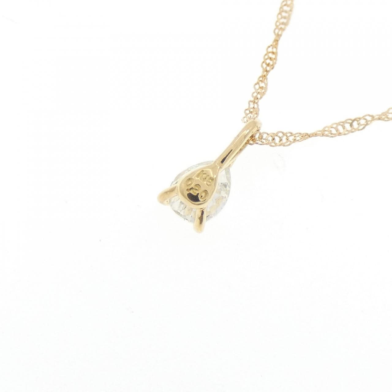 K18YG ダイヤモンド ネックレス 0.20CT