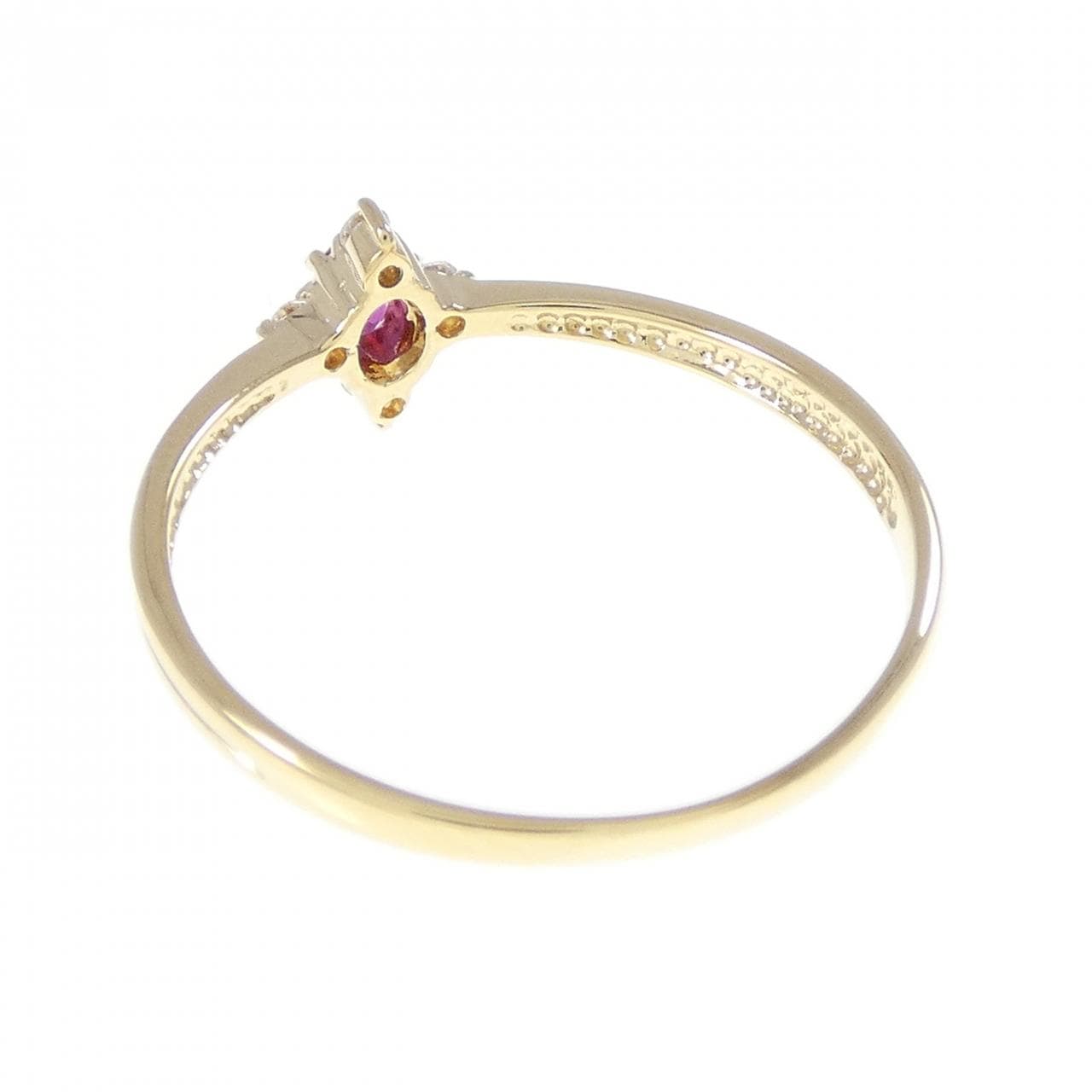 K18YG ルビー リング