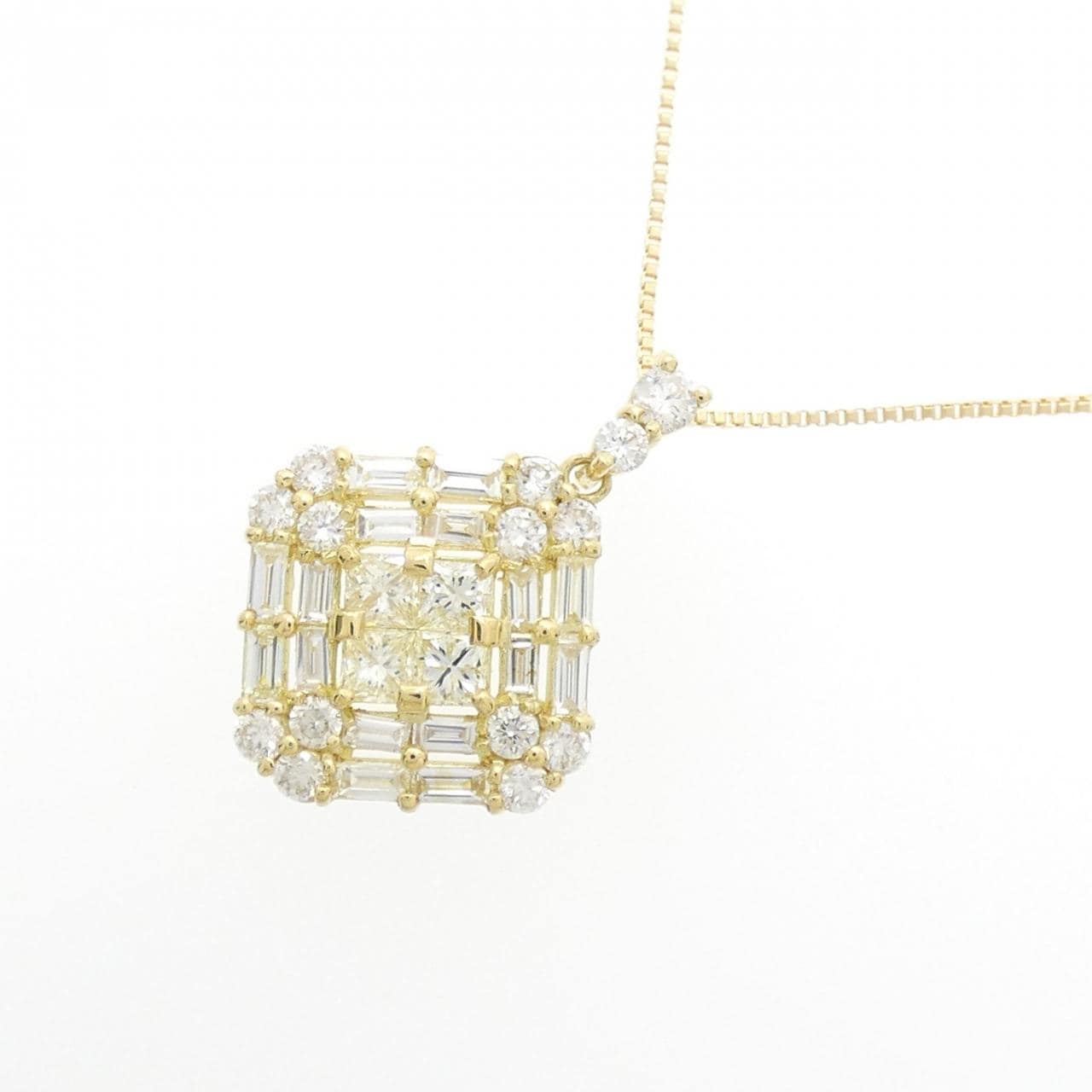 [新品] K18YG鑽石項鍊 1.00CT