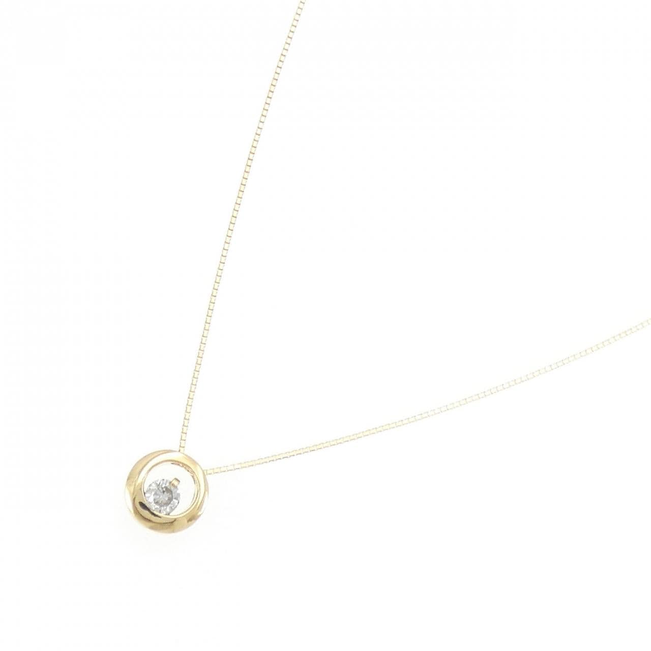 K18YG ダイヤモンド ネックレス 0.29CT