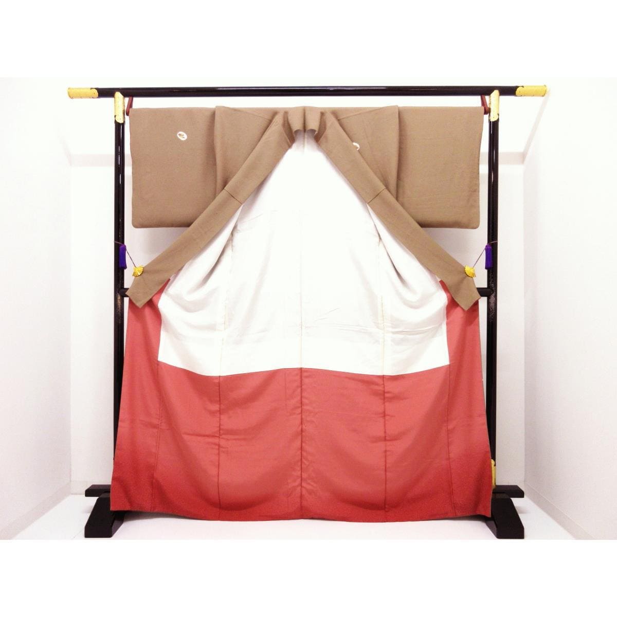 紬　絞り入　身幅Ｌ寸