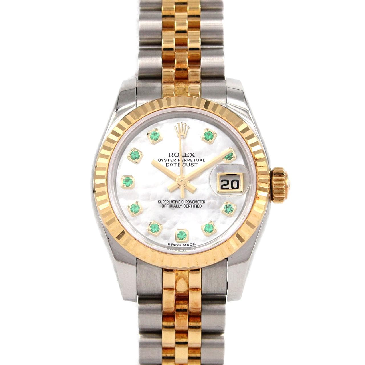 ロレックス デイトジャスト 179173NGE SSxYG 自動巻 ランダム番