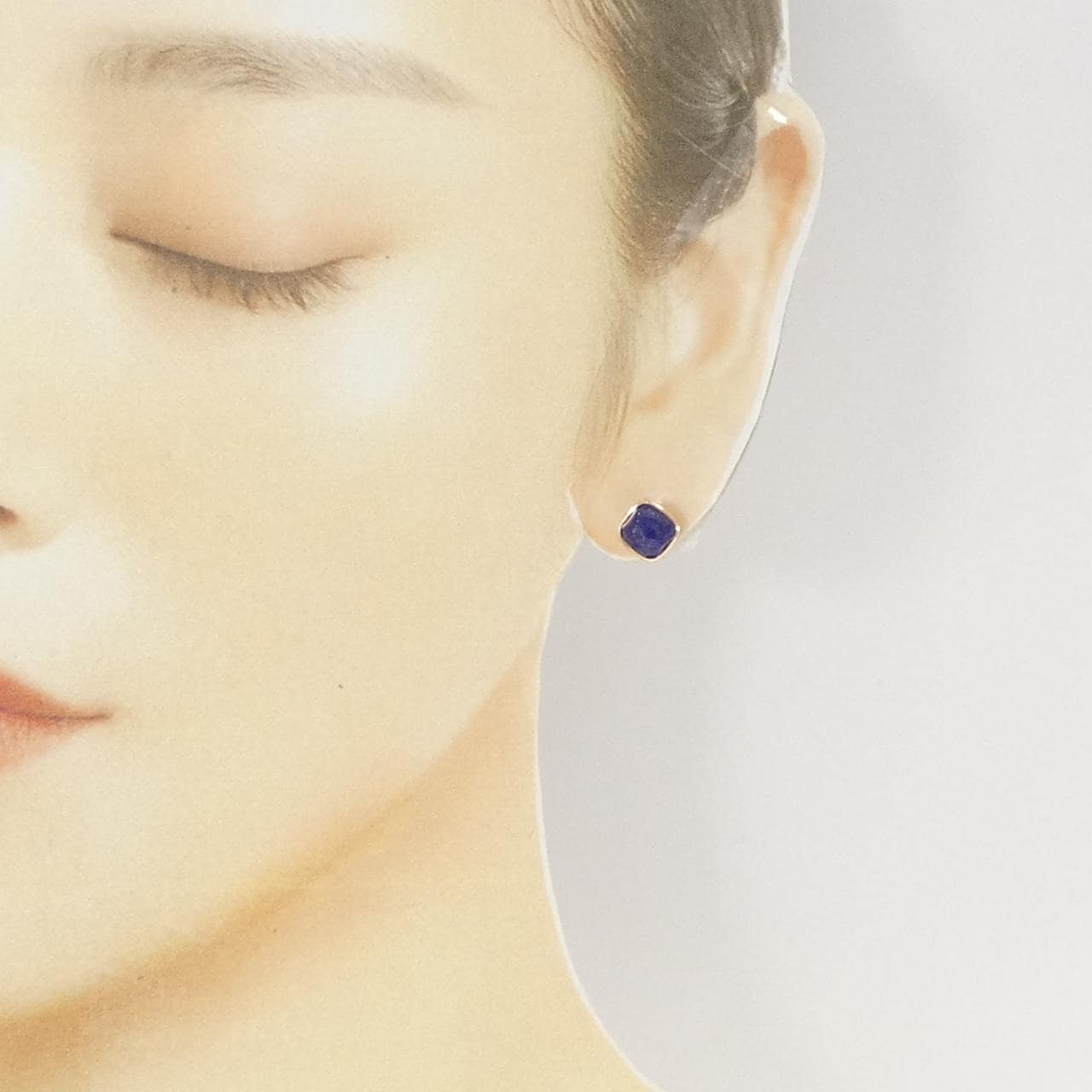 585PG/K14PG ラピスラズリ ピアス