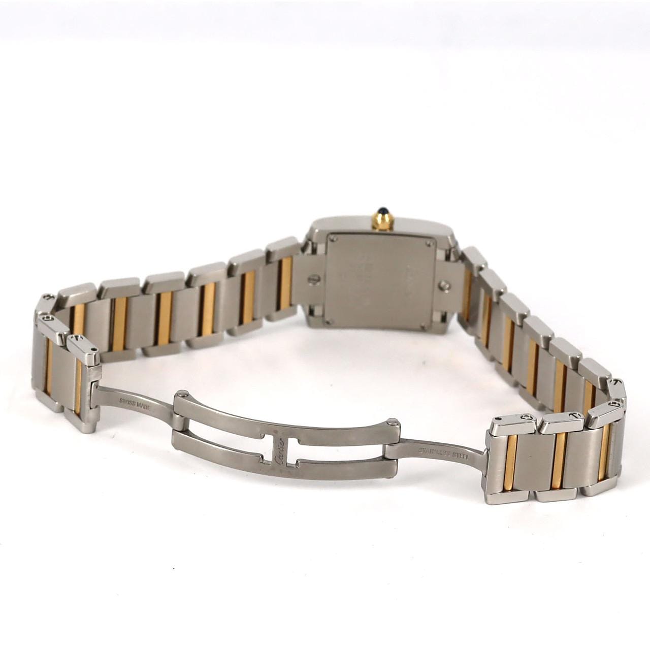 カルティエ タンクフランセーズSM コンビ W51007Q4 SSxYG クォーツ