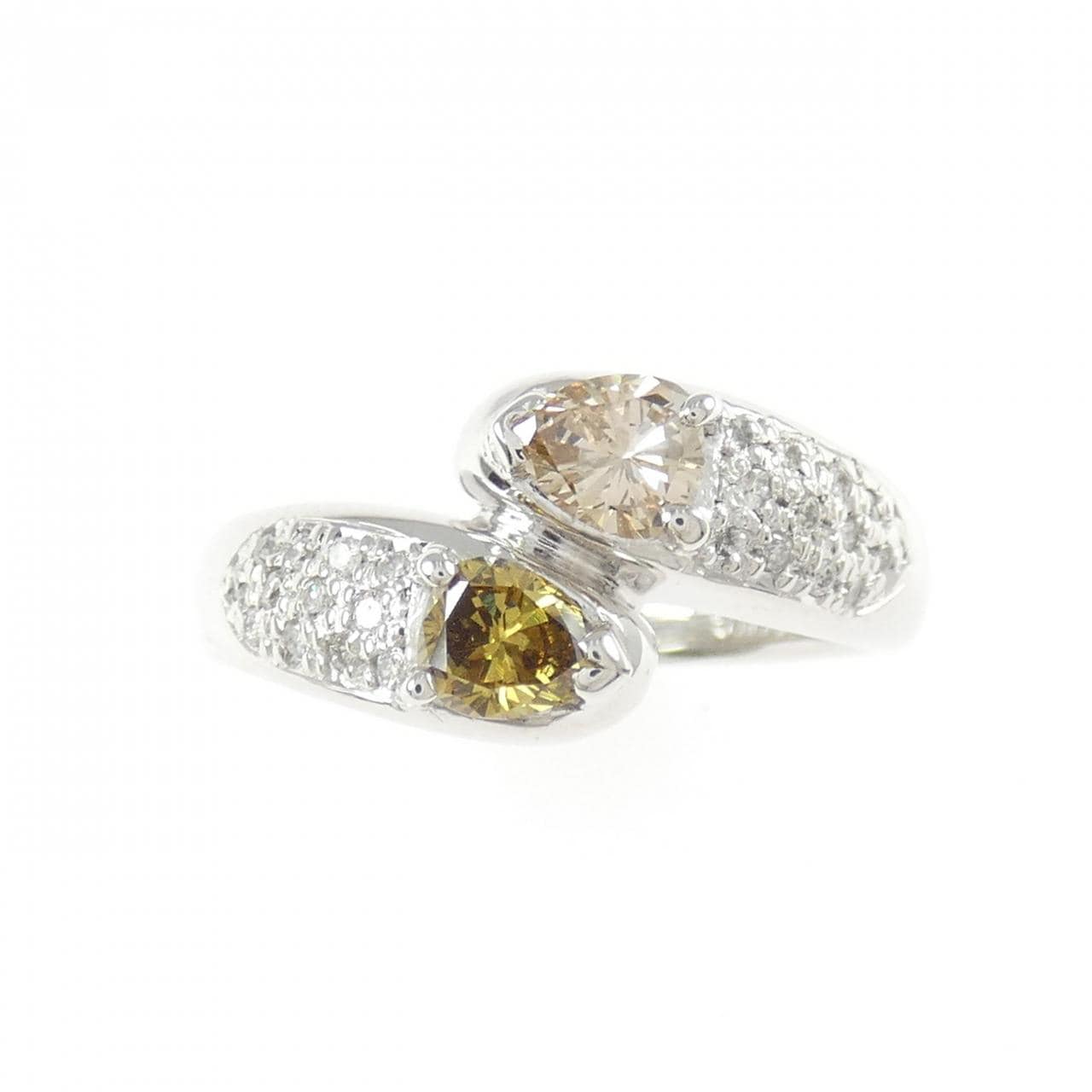 K18WG ダイヤモンド リング 0.60CT