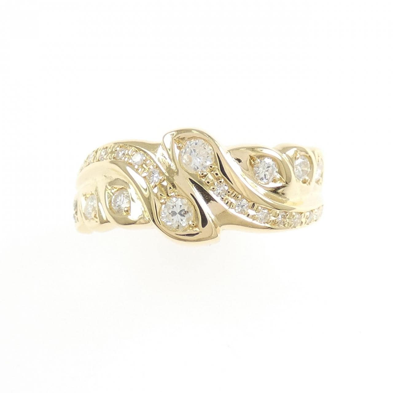 K18YG ダイヤモンド リング 0.34CT