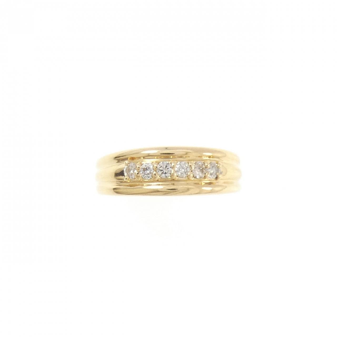 K18YG ダイヤモンド ピンキー リング 0.10CT
