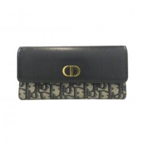 クリスチャンディオール DIOR OBLIQUE 30 MONTAIGNE VIOLET WALLET S2324UNKO 財布