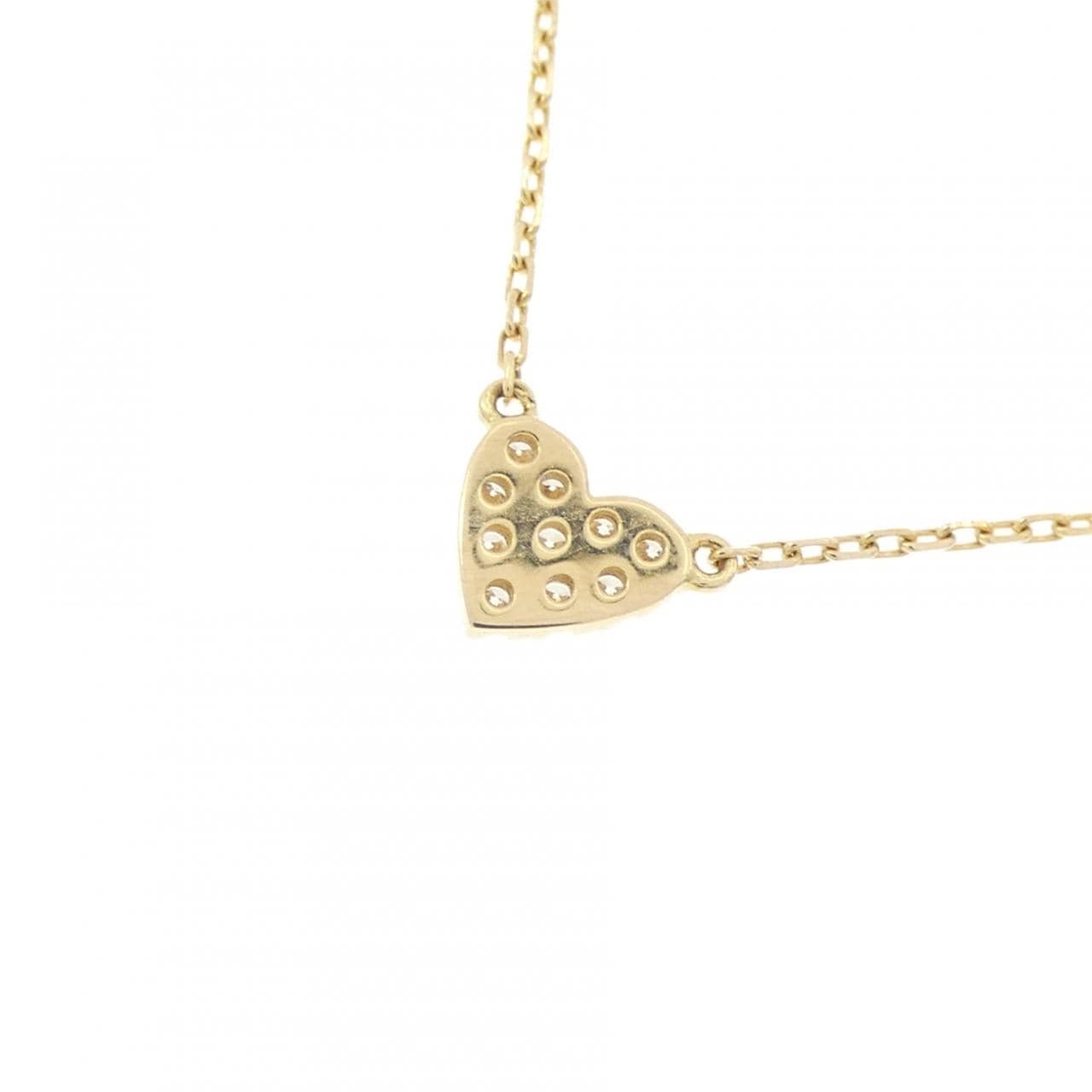 アーカー ハートパヴェ ネックレス 0.05CT
