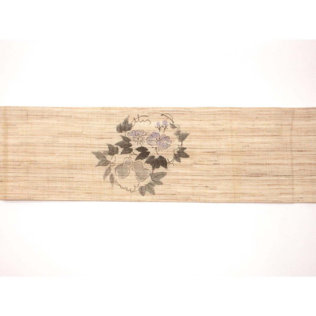 夏名古屋帯　友禅加工