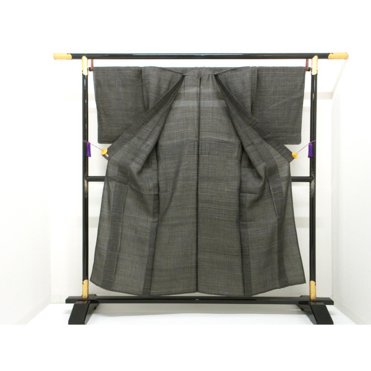 【未使用品】男物　単衣　きもの長襦袢　２点セット【能登上布】