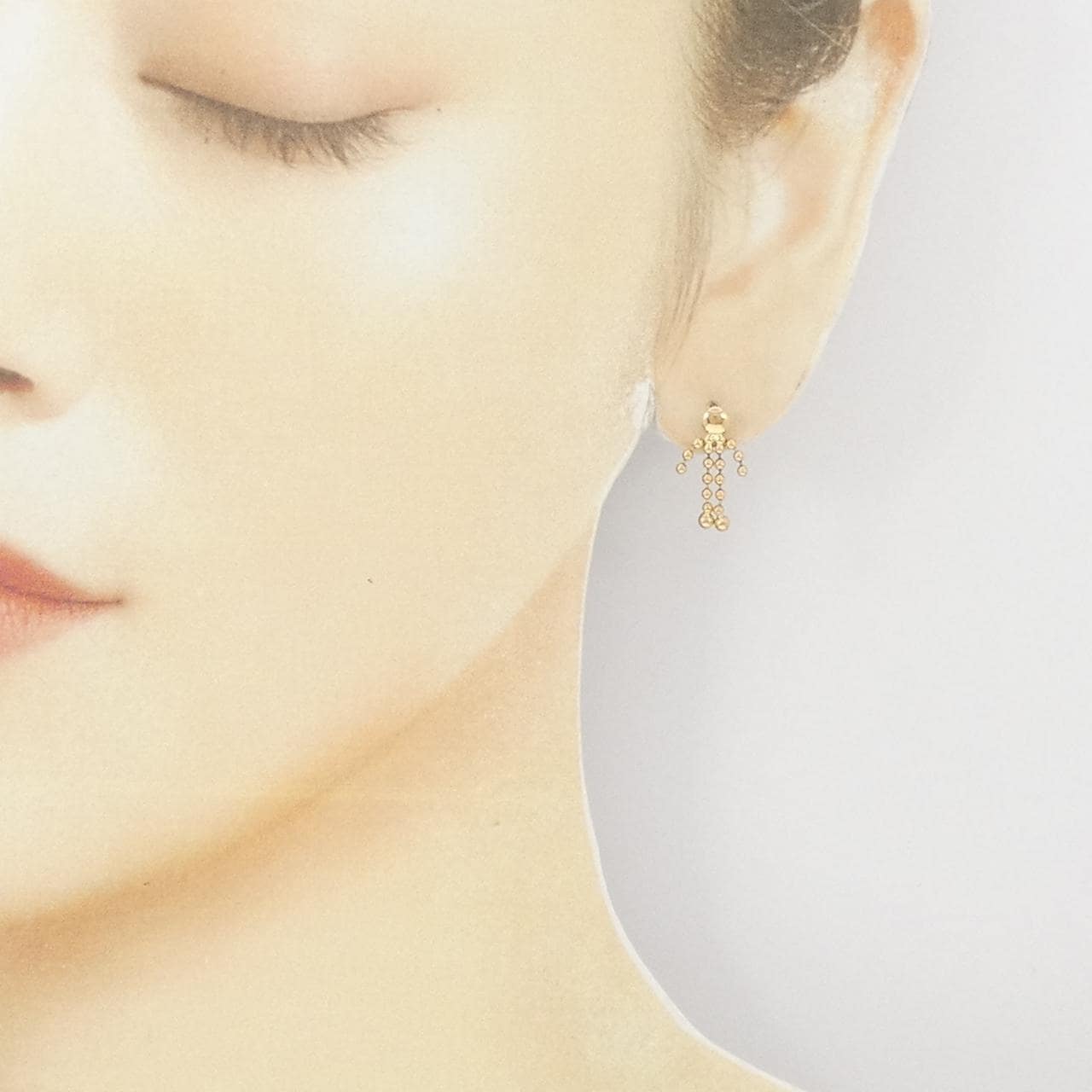 K18YG earrings