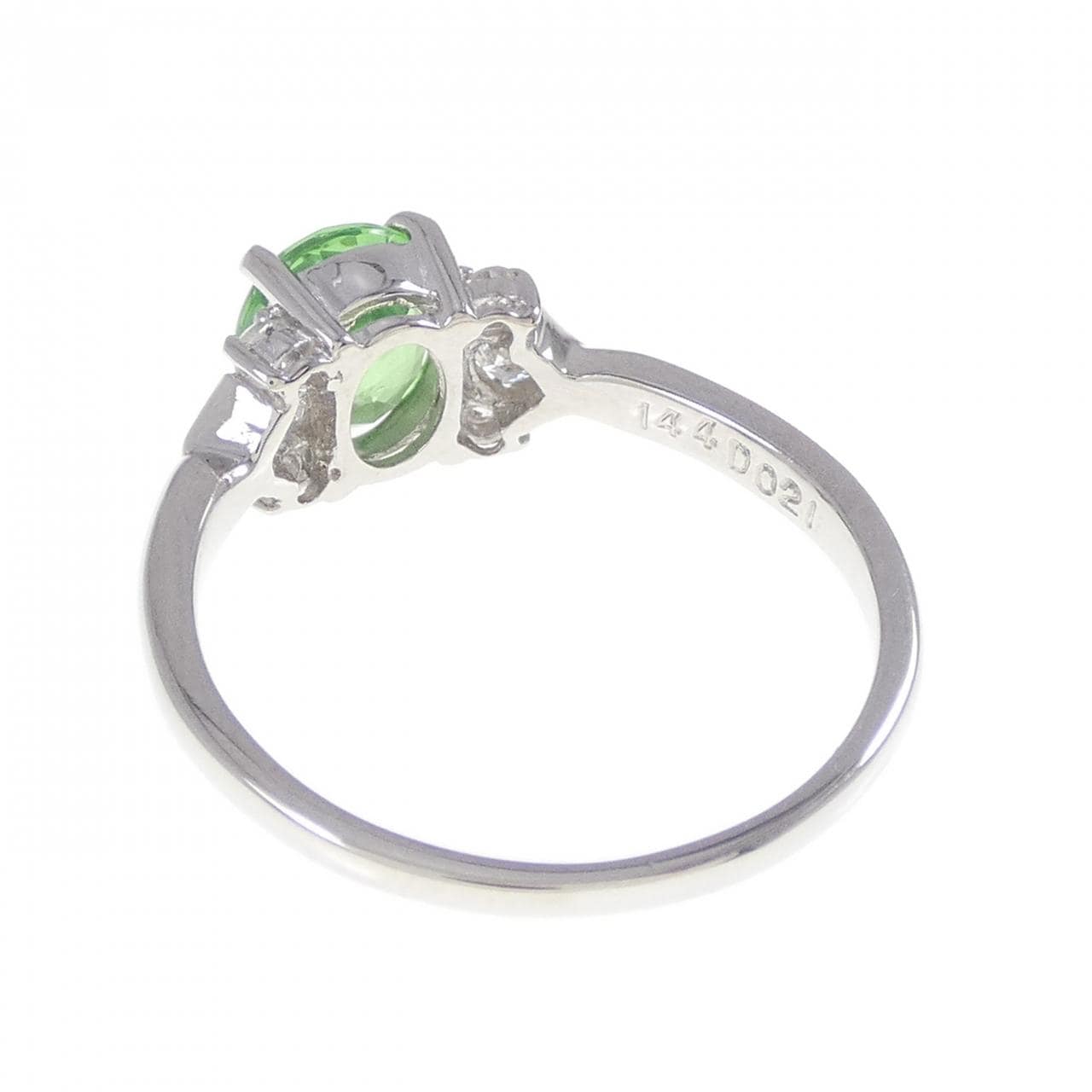 PT900 グリーンガーネット リング 1.44CT