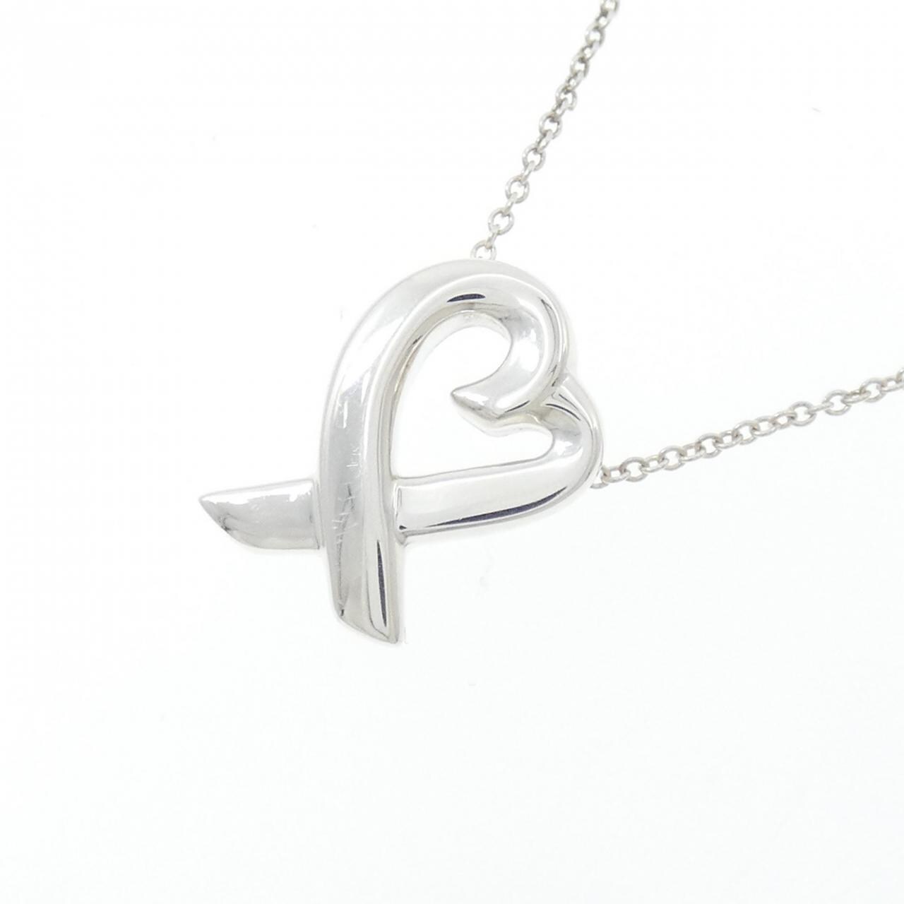 ティファニー ラビングハート スモール ネックレス