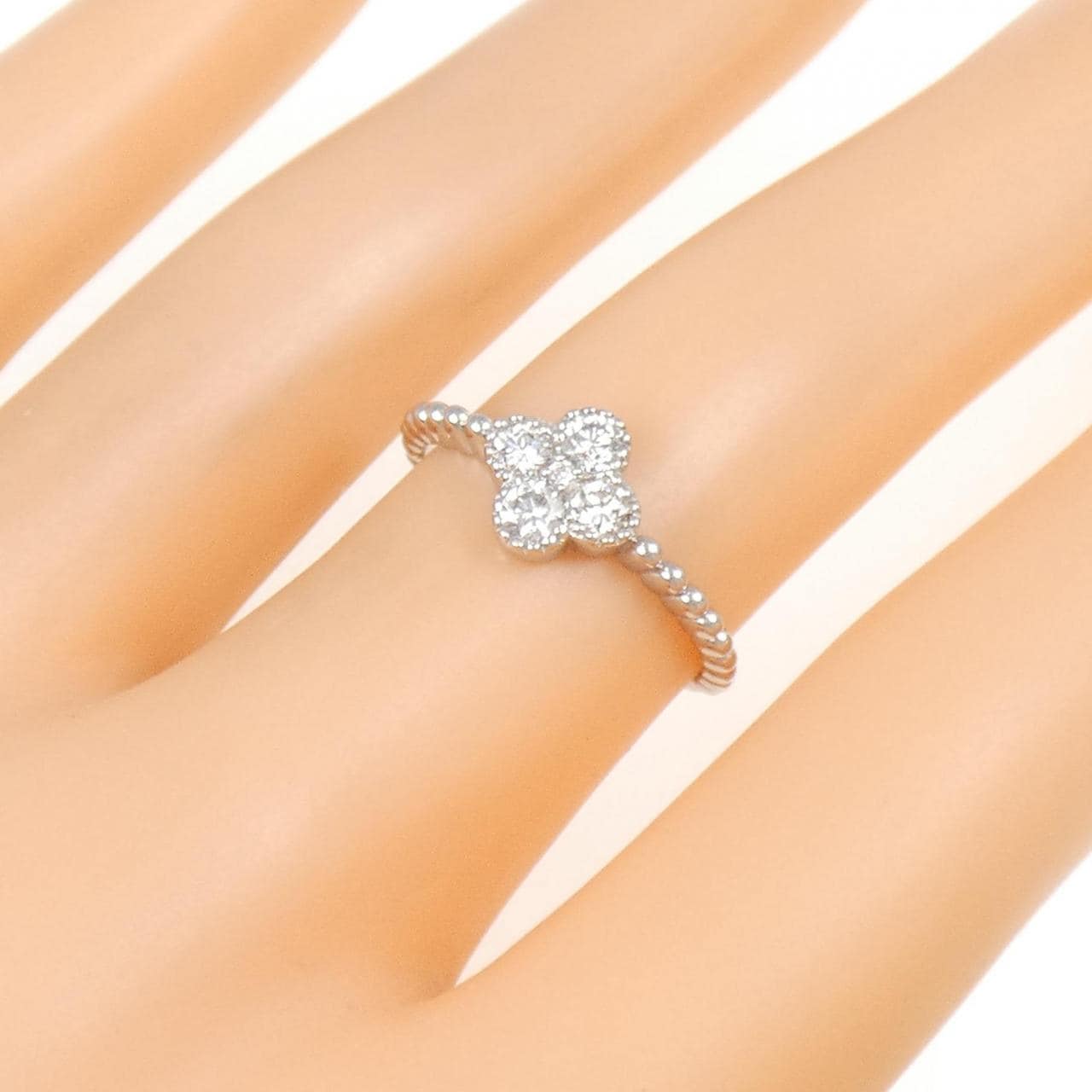 [新品] PT900花朵鑽石戒指0.30CT