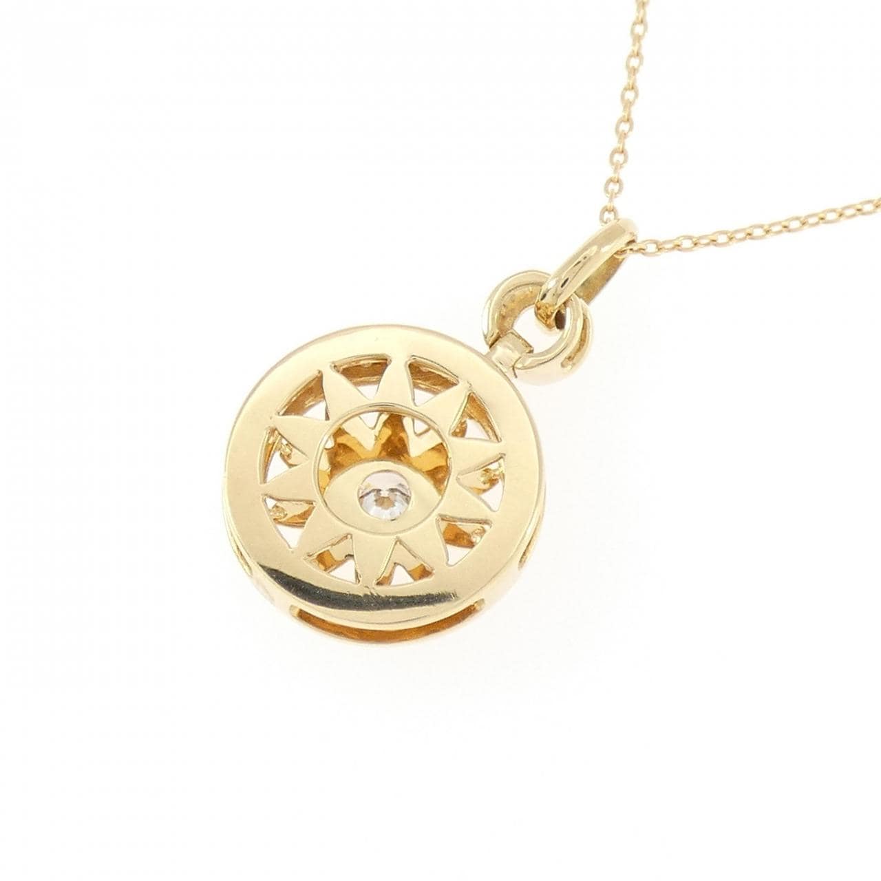750YG/K18YG ダイヤモンド ネックレス 0.290CT