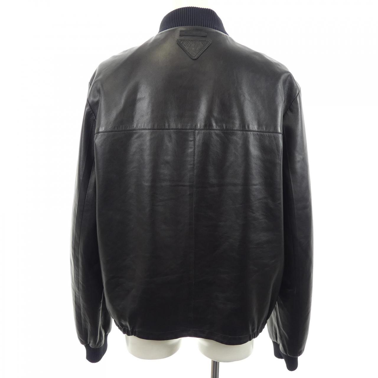 プラダ PRADA UPW206 038 レザージャケット