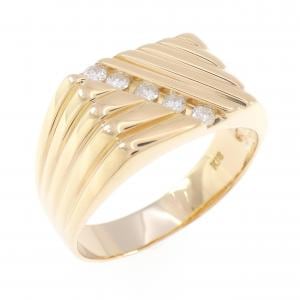 K18YG ダイヤモンド リング 0.19CT