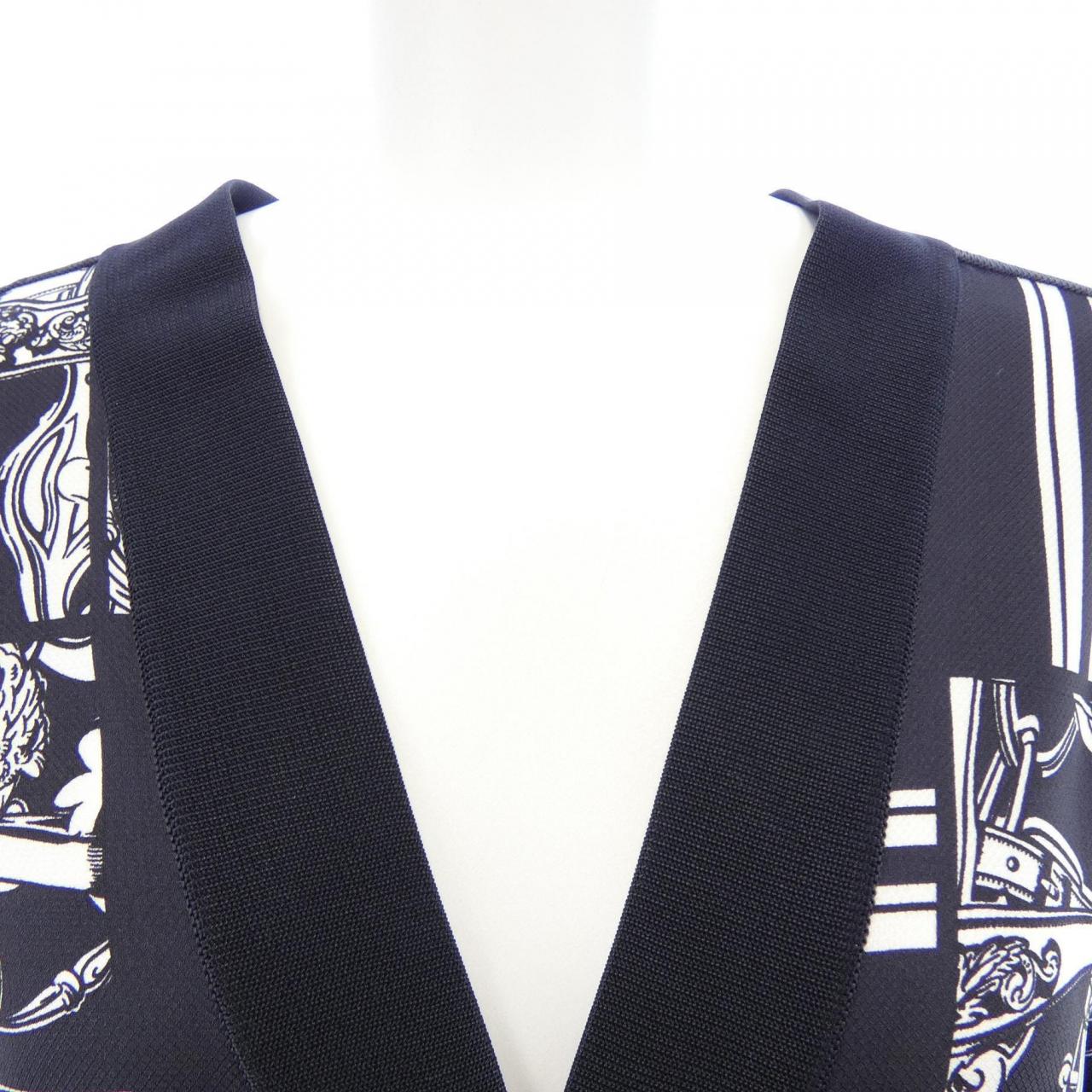 エルメス HERMES EN DESORDRE FINESSE 4E2831DQ ツイルレーヌ ロングカーディガン