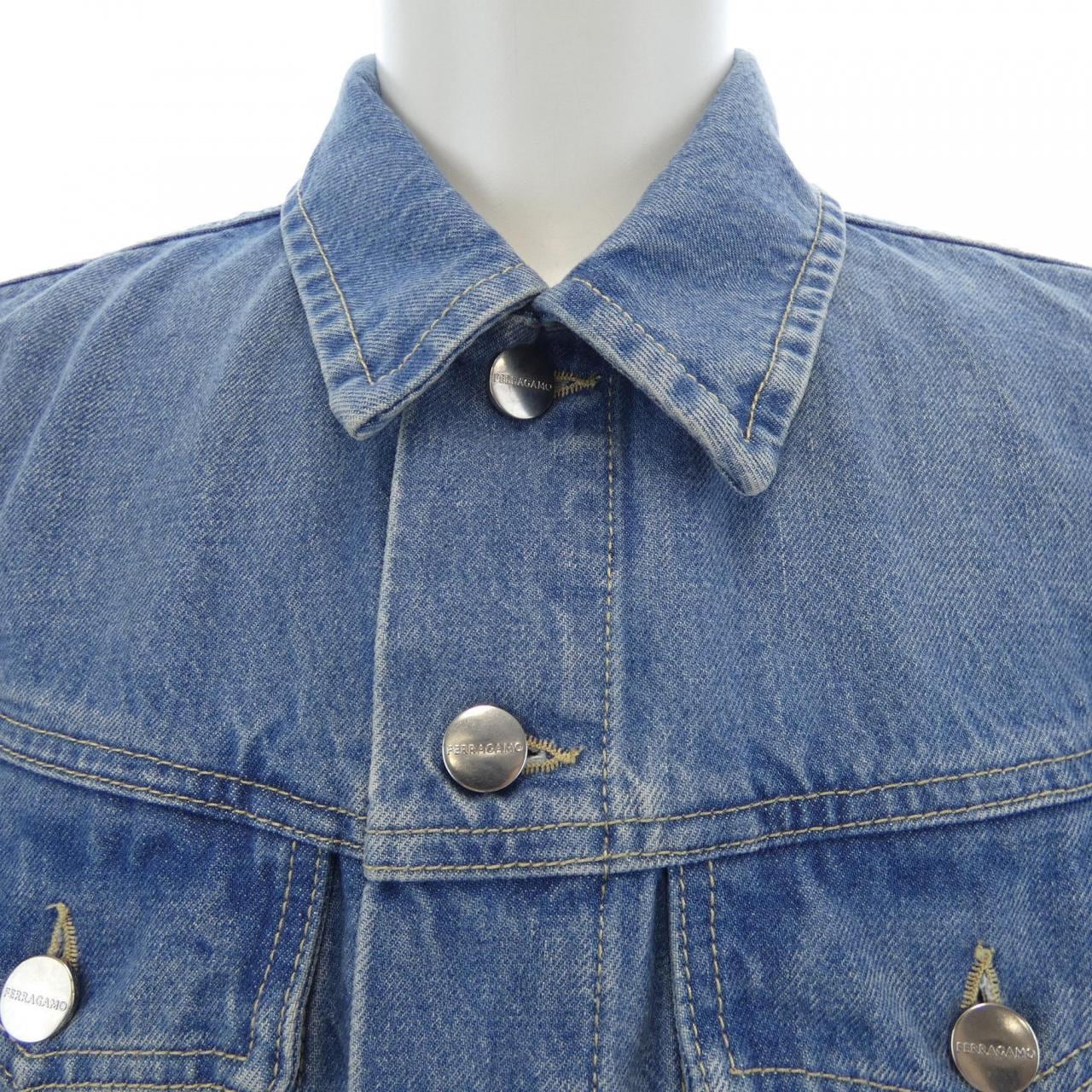 サルヴァトーレフェラガモ SALVATORE FERRAGAMO デニムジャケット