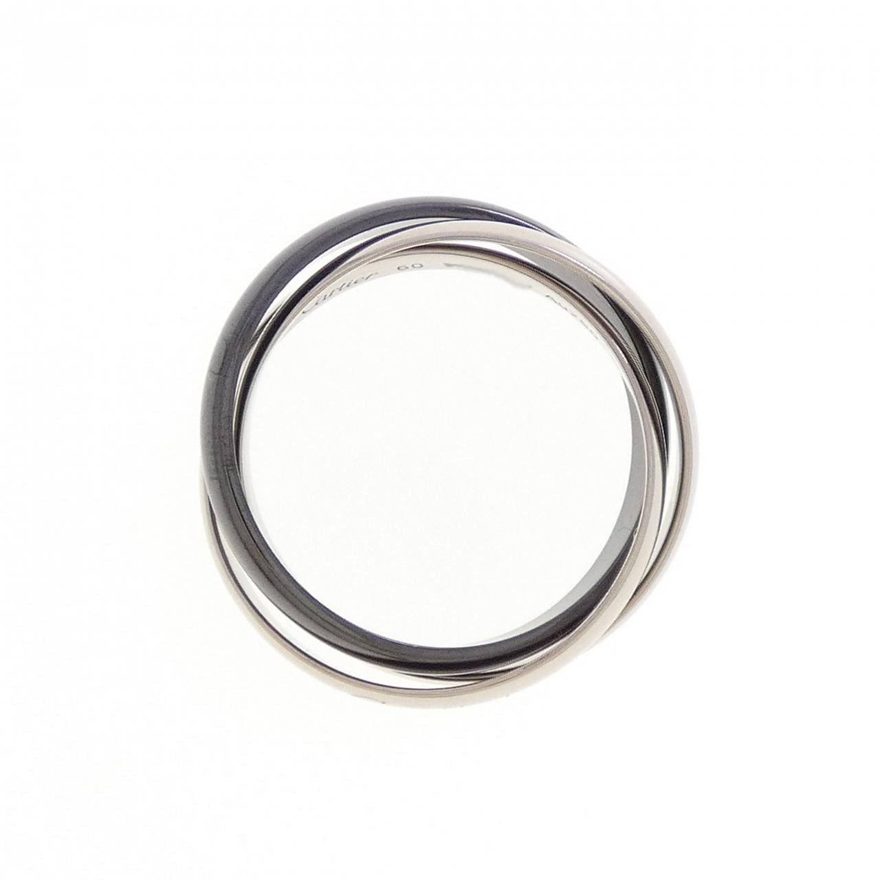 カルティエ トリニティ ブラック&ホワイト リング