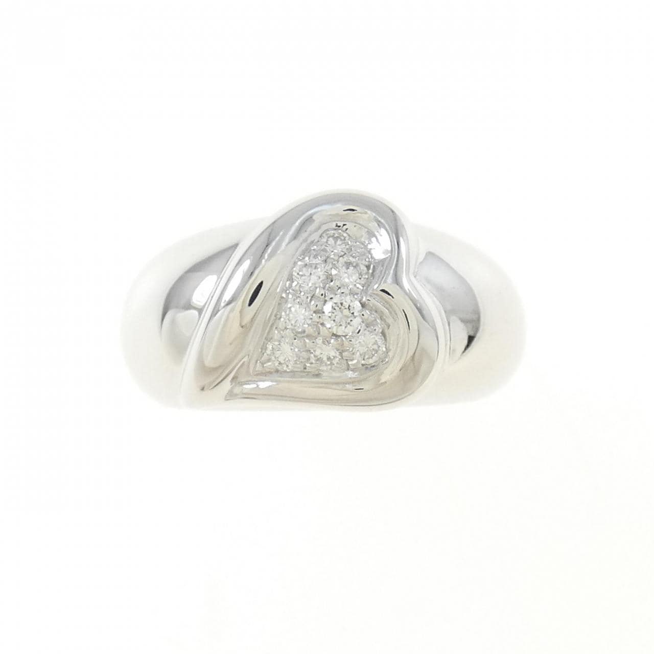 Boucheron心形鑽石戒指