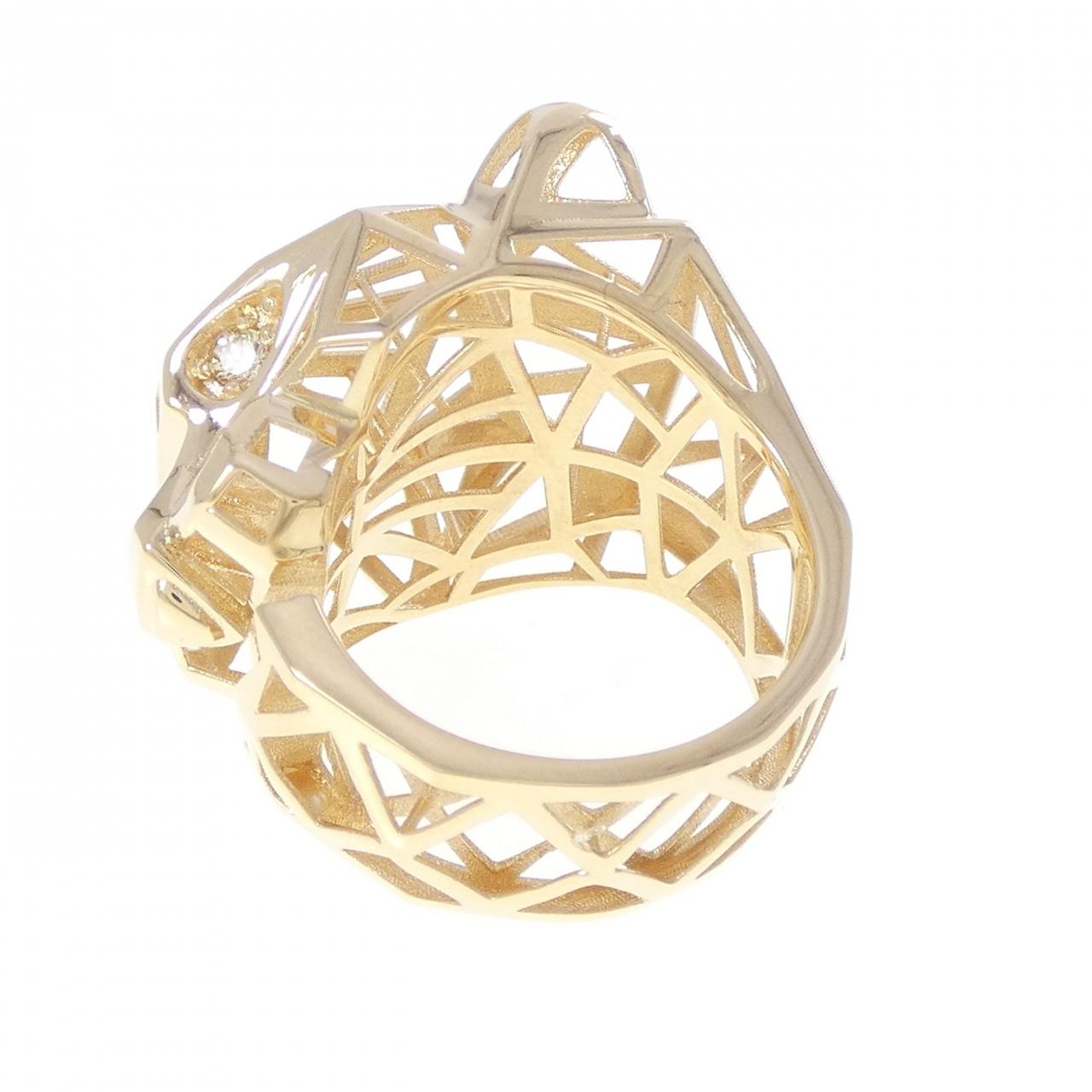 K18YG ダイヤモンド リング 0.12CT