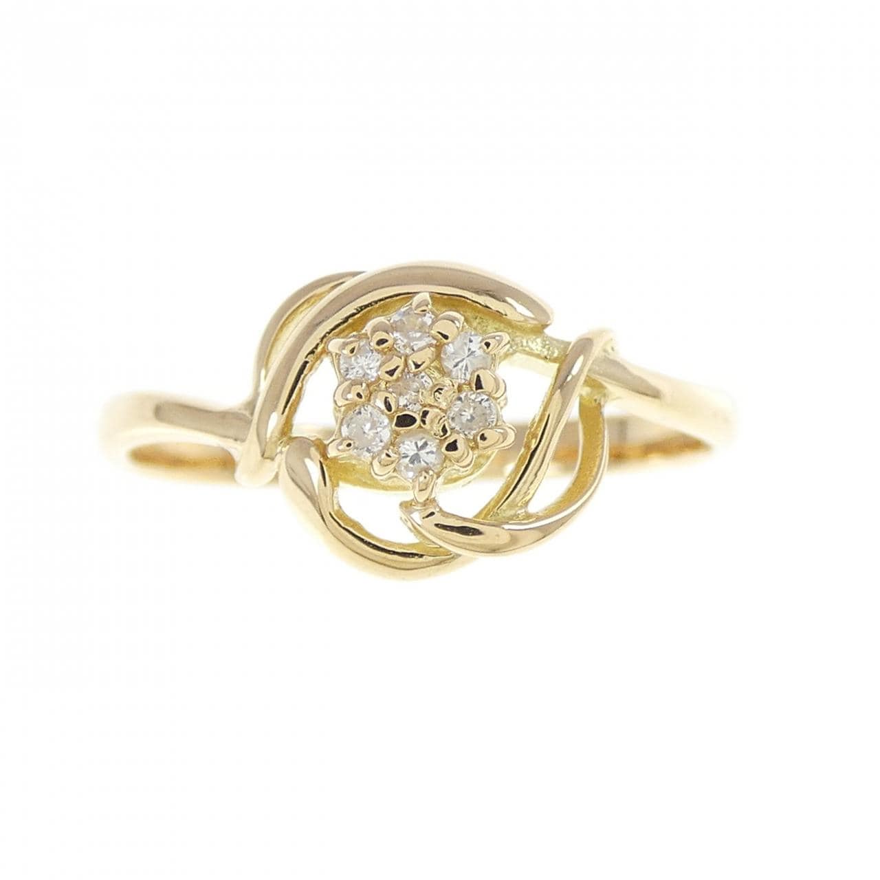 K18YG ダイヤモンド リング 0.05CT