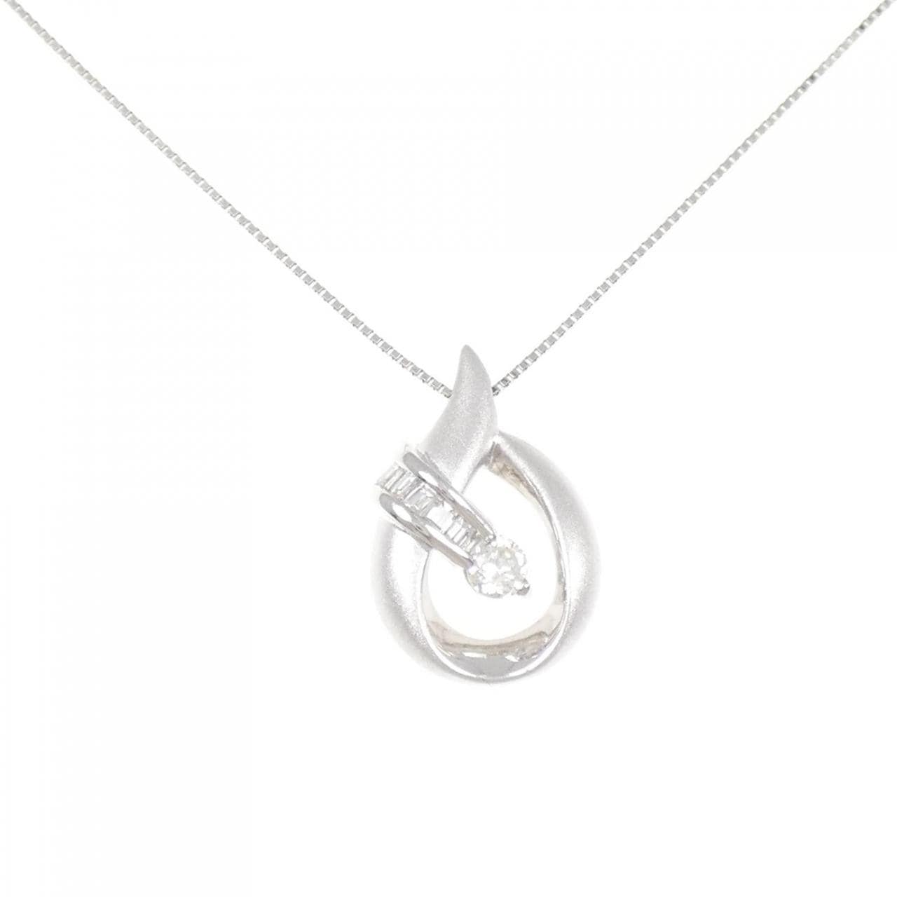 PT900/PT850 ダイヤモンド ネックレス 0.20CT