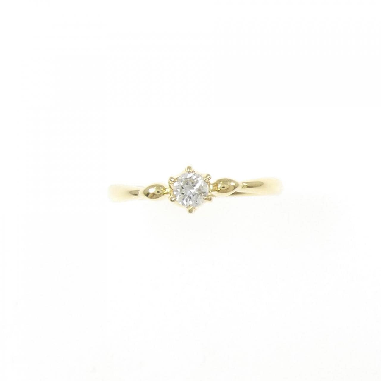 K18YG ダイヤモンド リング 0.15CT