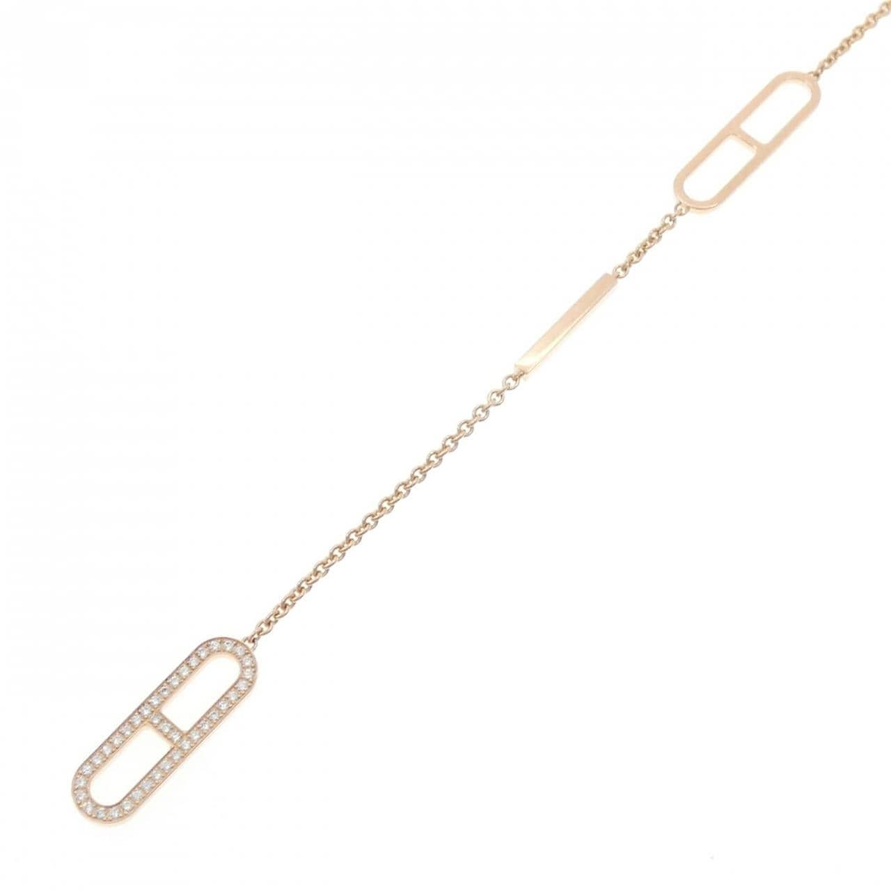 エルメス エヴァー シェーヌダンクル ブレスレット 0.37CT