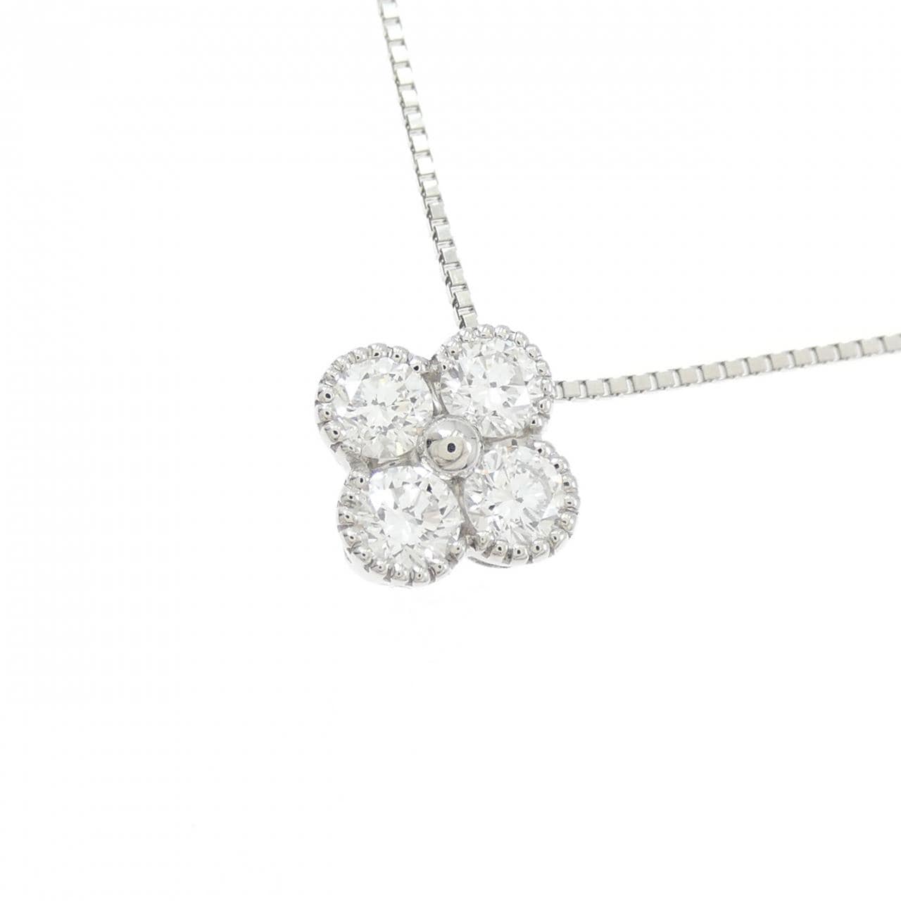【新品】PT900/PT850 ダイヤモンド ネックレス 0.501CT E VS1-2 VG-GOOD