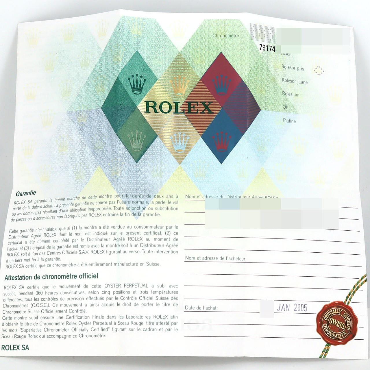 ロレックス デイトジャスト 79174 SSxWG 自動巻 Y番